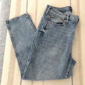 GAP High Rise Jeans Vintage Slim Light Wash Plus Size 16 /33 Stretch